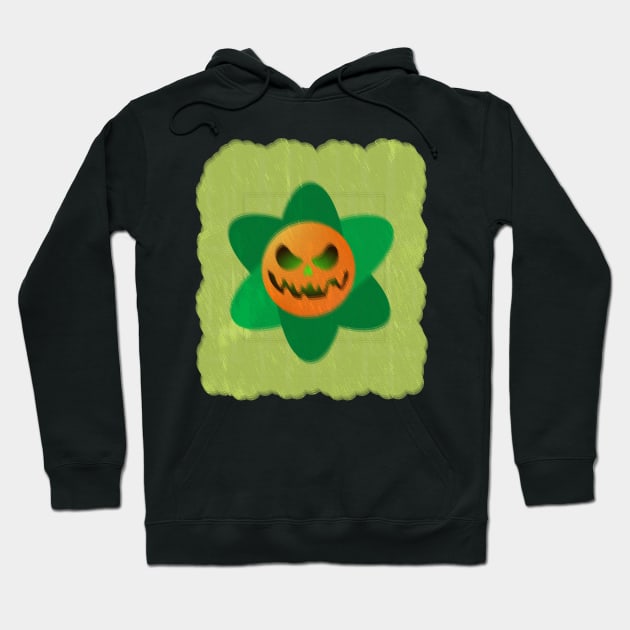 flowers pumpkin Halloween design 2023 Hoodie by jaml-12